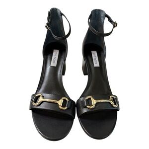 Steve Madden Black Block Heel Sandals – Size 10